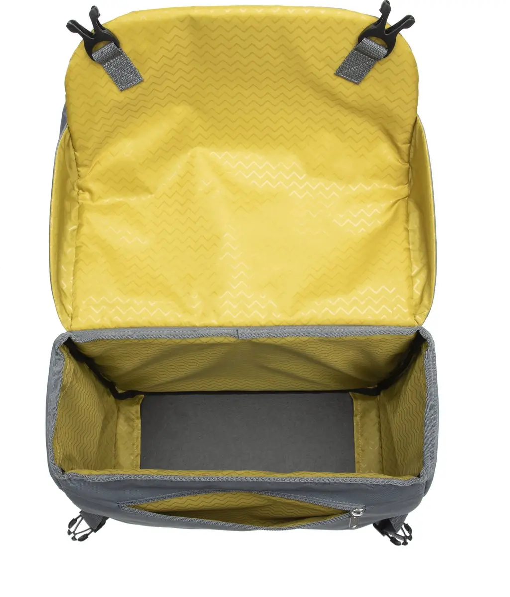 New Looxs Quilted Mondi Joy Dubbele Fietstas 38L - Grijs - afbeelding 4 van 6