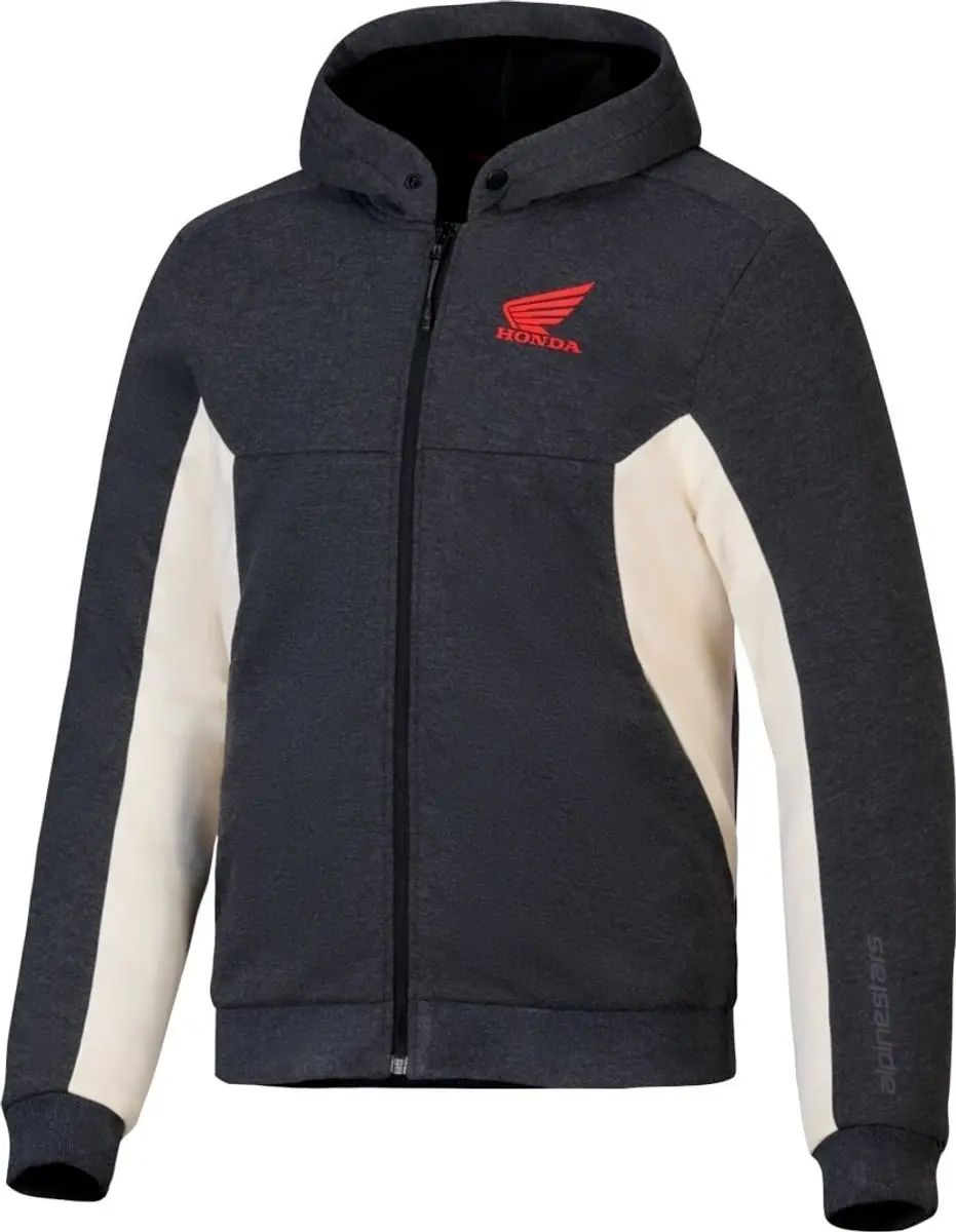 Alpinestars Honda Chrome V3 Sport Logo Motorfiets Zip Hoodie -