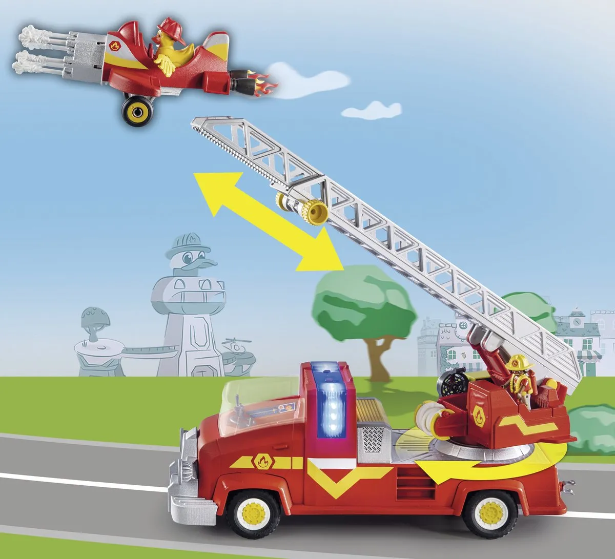 Playmobil Duck on Call Brandweerwagen 70911 - Multicolor - afbeelding 2 van 6