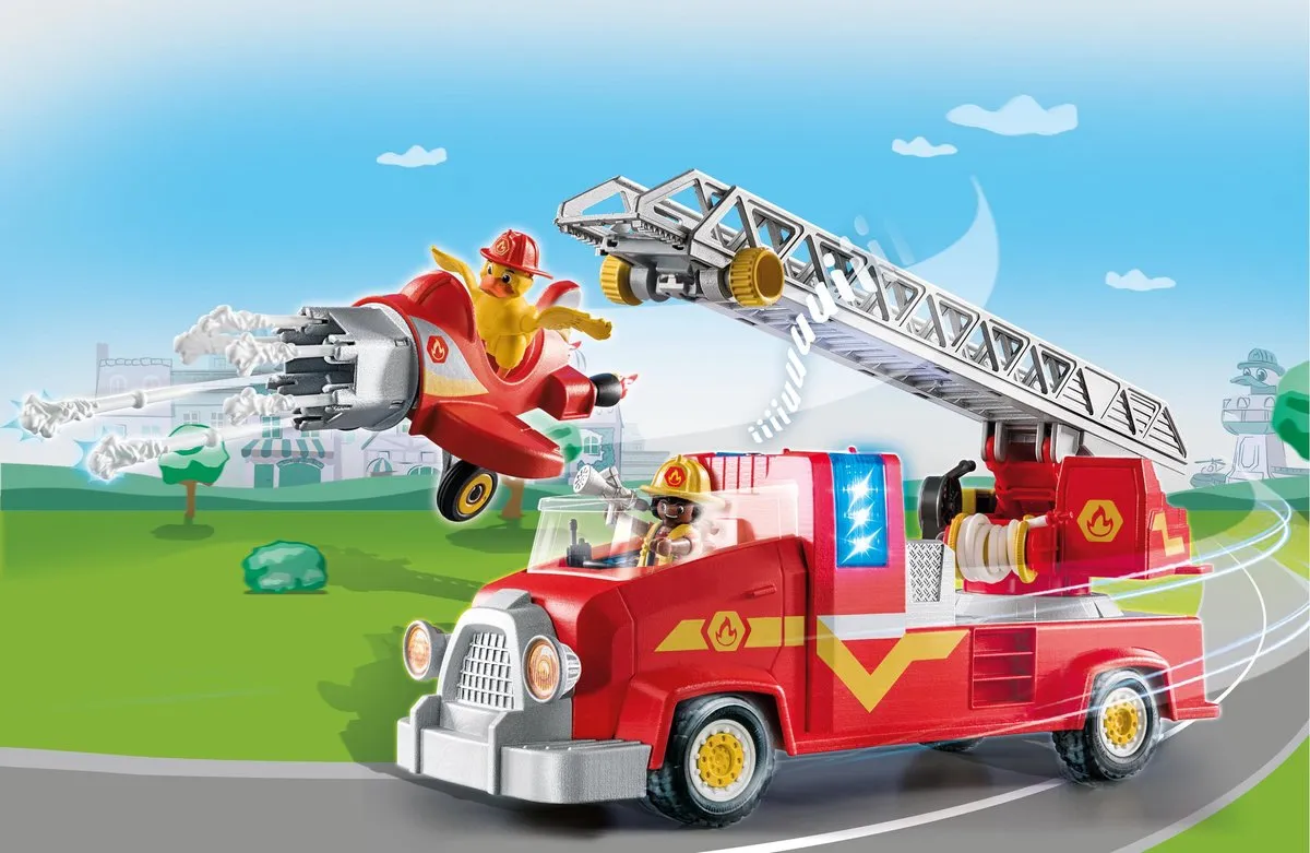 Playmobil Duck on Call Brandweerwagen 70911 - Multicolor - afbeelding 5 van 6