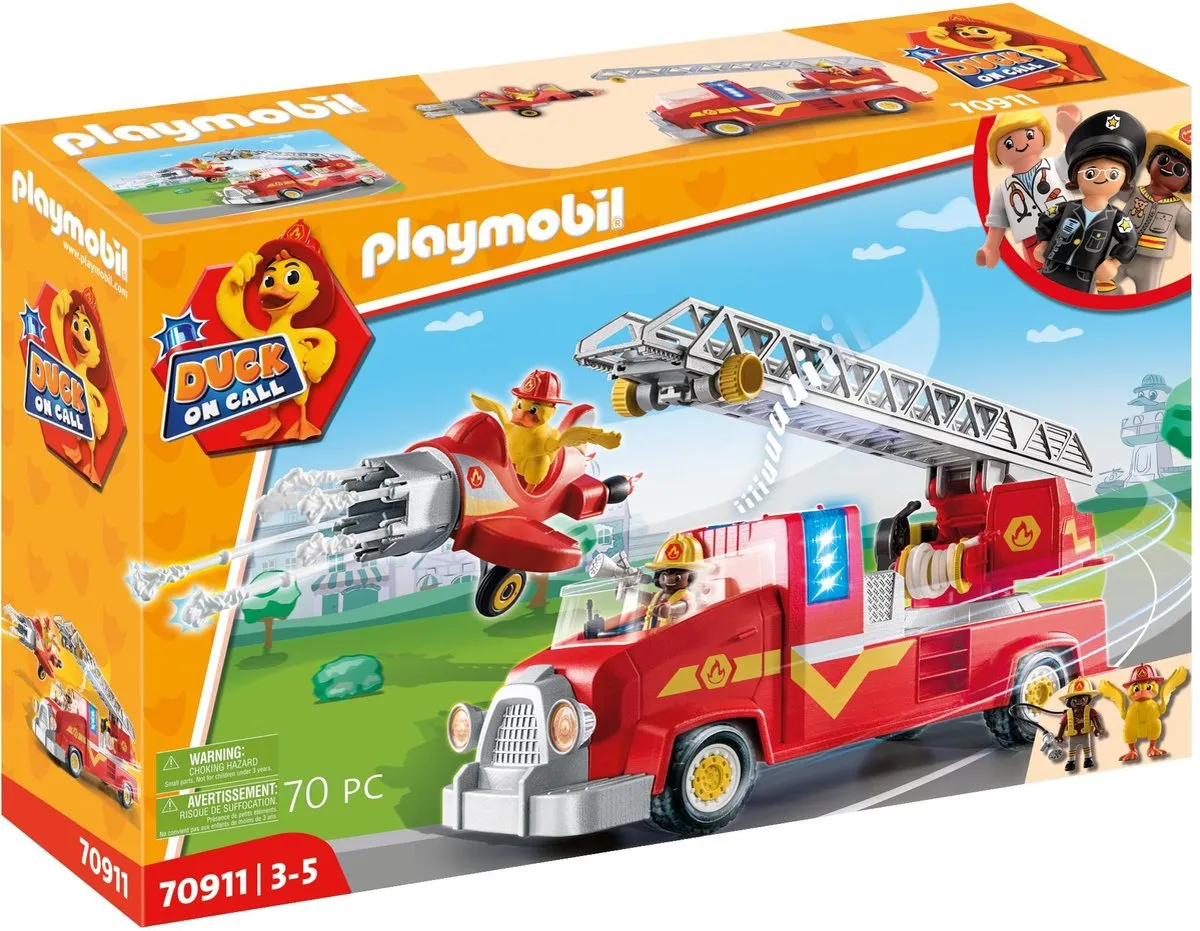 Playmobil Duck on Call Brandweerwagen 70911