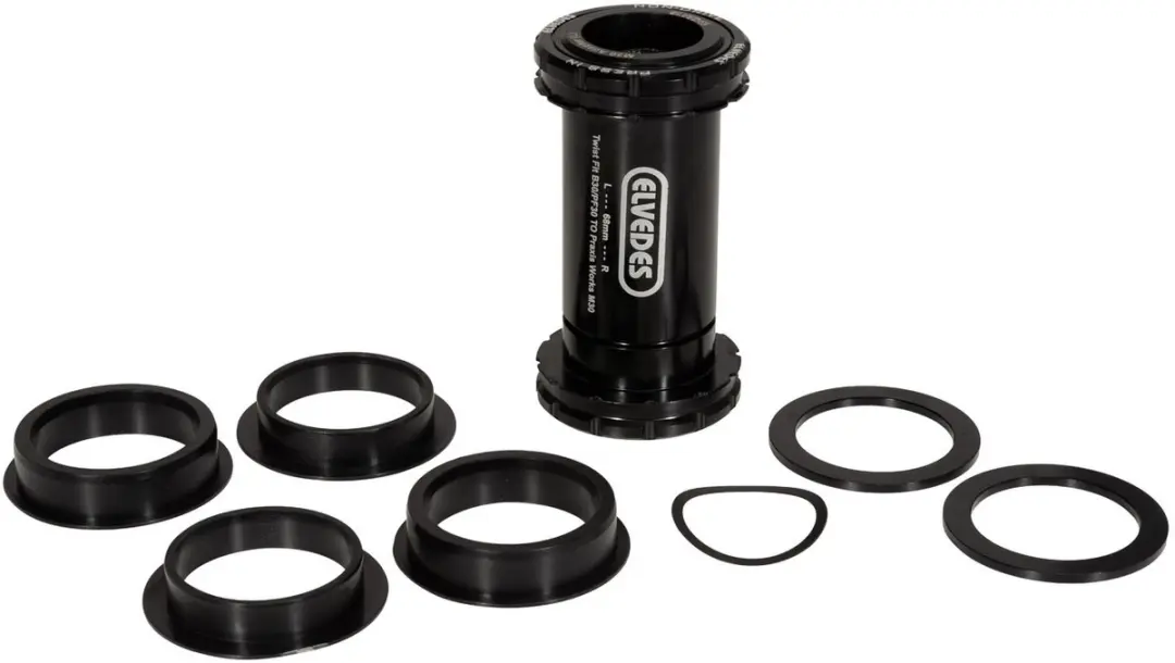 Twist fit trapas Elvedes voor BB30 / PF30 Praxis Road / MTB 42 x 68-73 mm