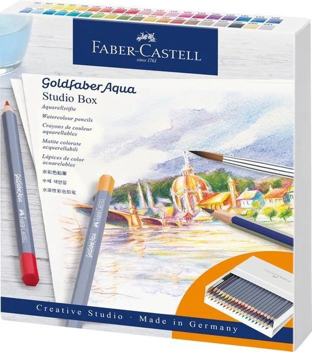 Faber-Castell Goldfaber Aquarelpotloden 38 Stuks - Studiobox