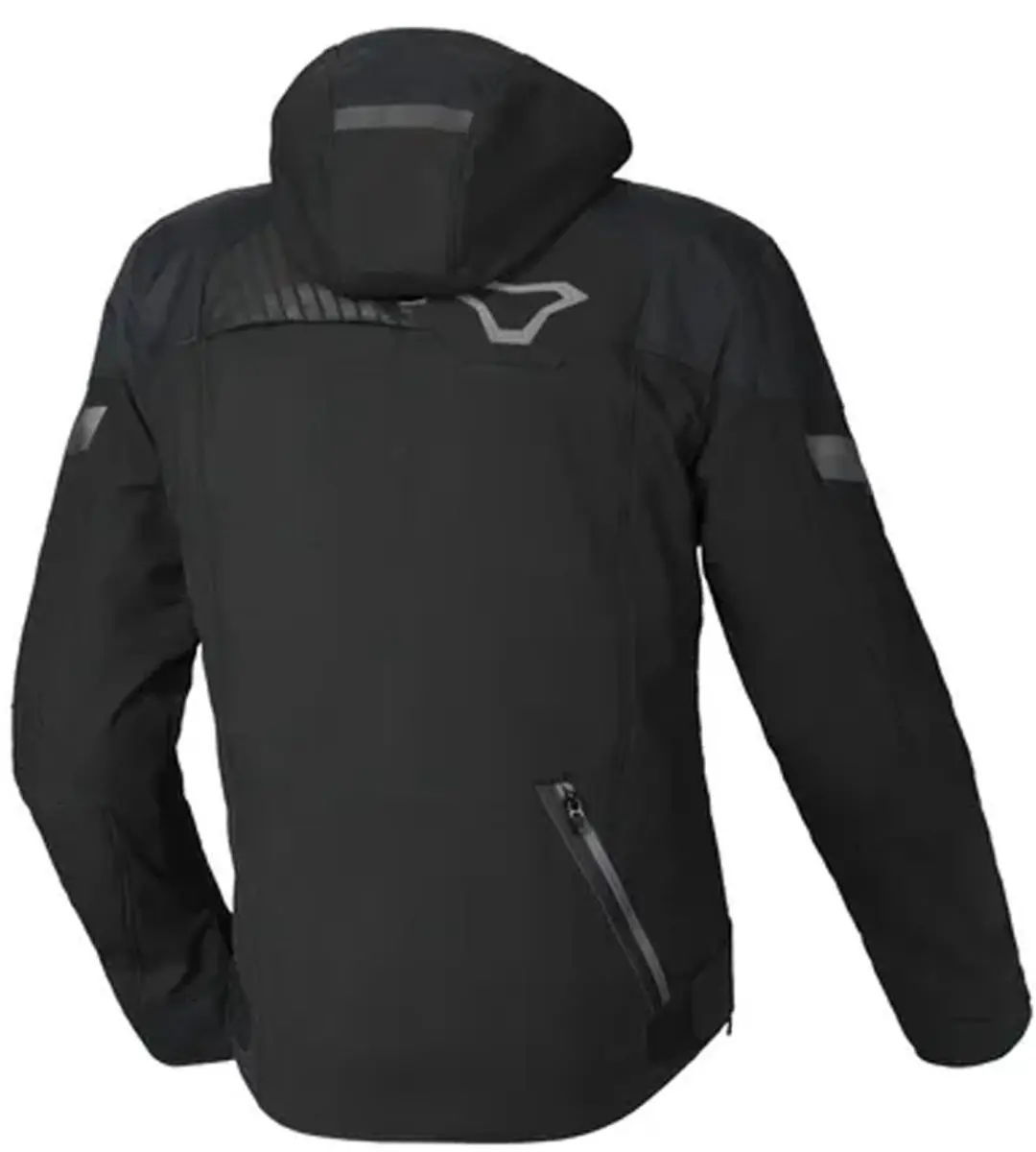Macna Traffiq Textile Waterproof Jas - Zwart 2XL