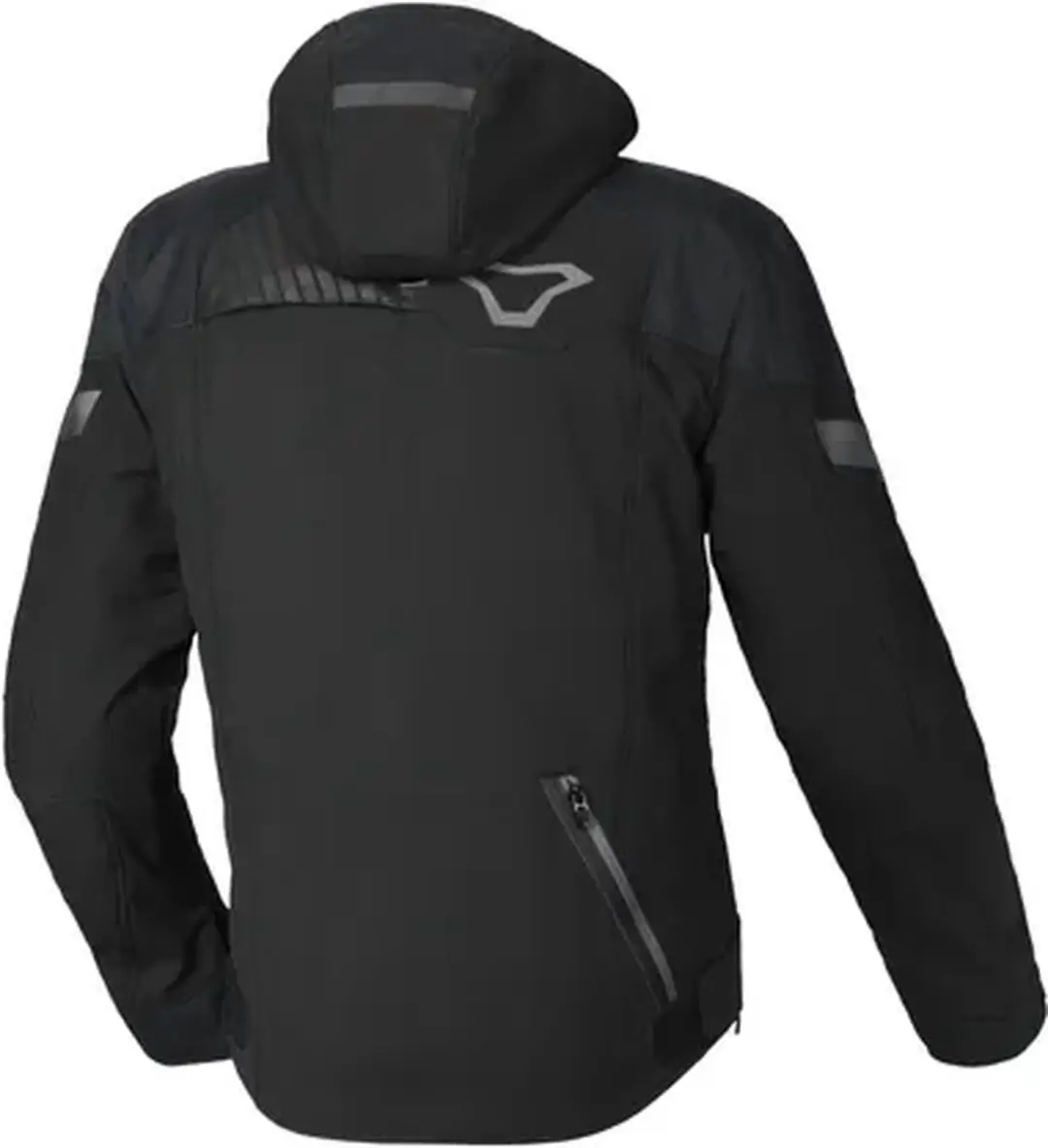 Macna Traffiq Textile Waterproof Jas - Zwart 2XL