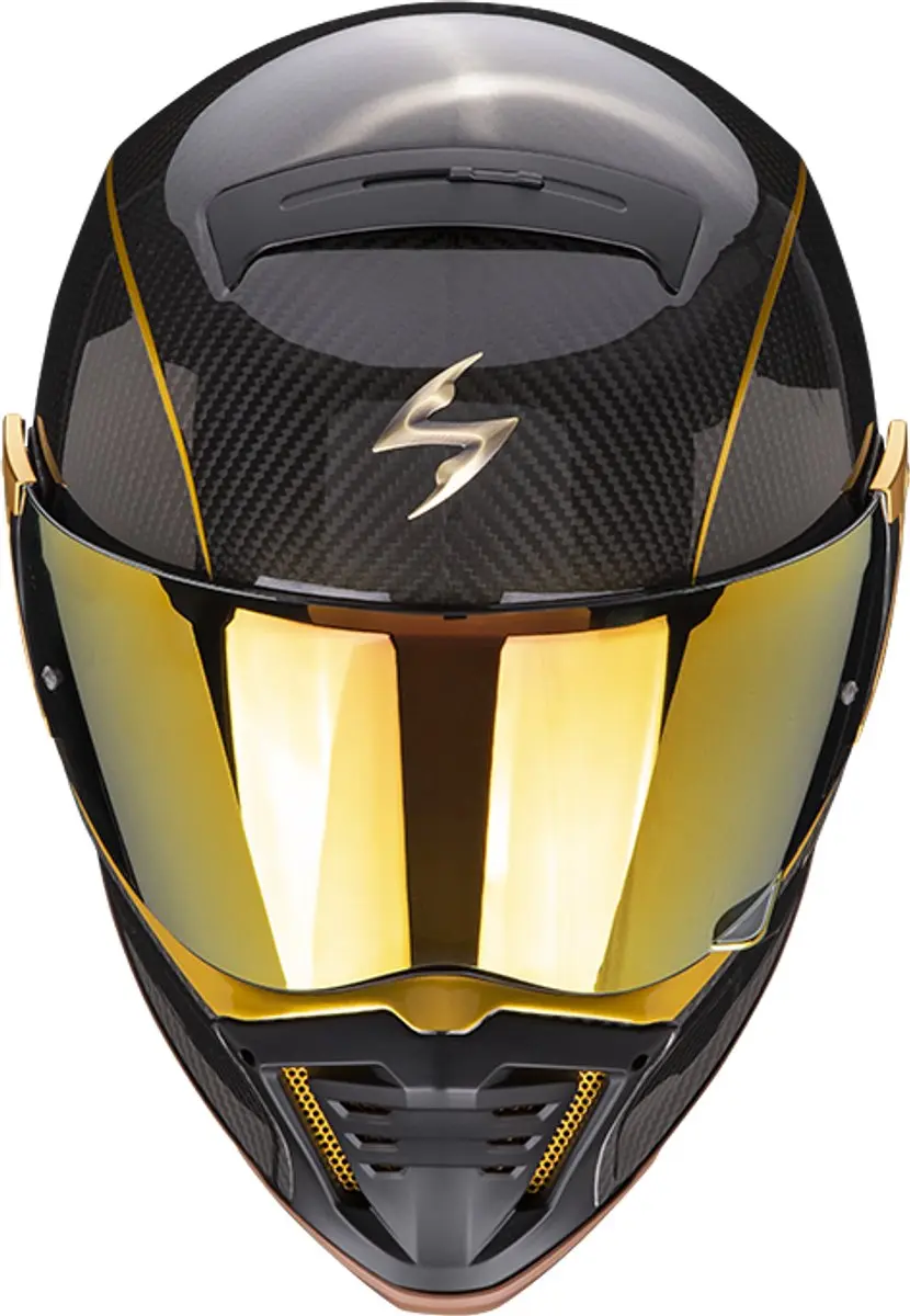 Scorpion EXO-HX1 Carbon Se Integraalhelm - M - Zwart-Goud