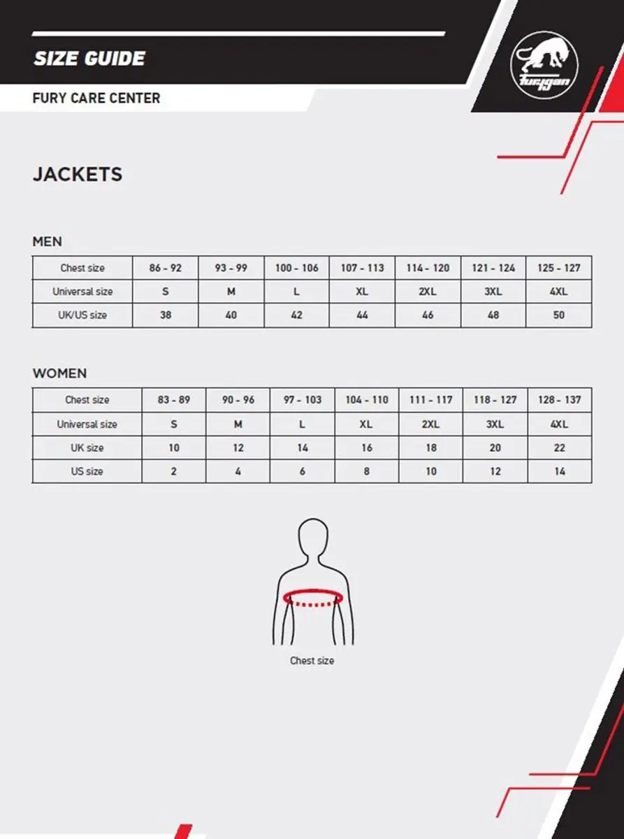 Furygan ICE Track Jas Zwart - XL