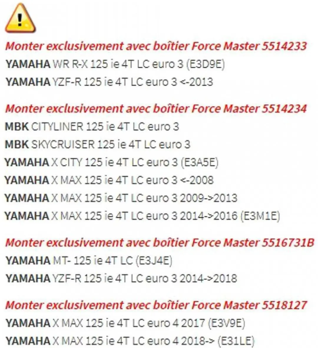 malossi cilinder voor scooter mbk 125 cityliner 2008 tot 2017 3114852 / i-tech 1