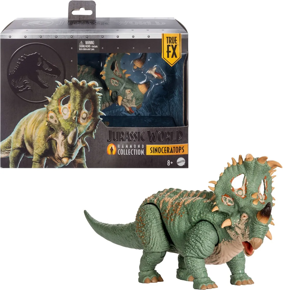 Mattel Jurassic World Hammond Collection Sinoceratops - Action Figure - Multi - afbeelding 6 van 6