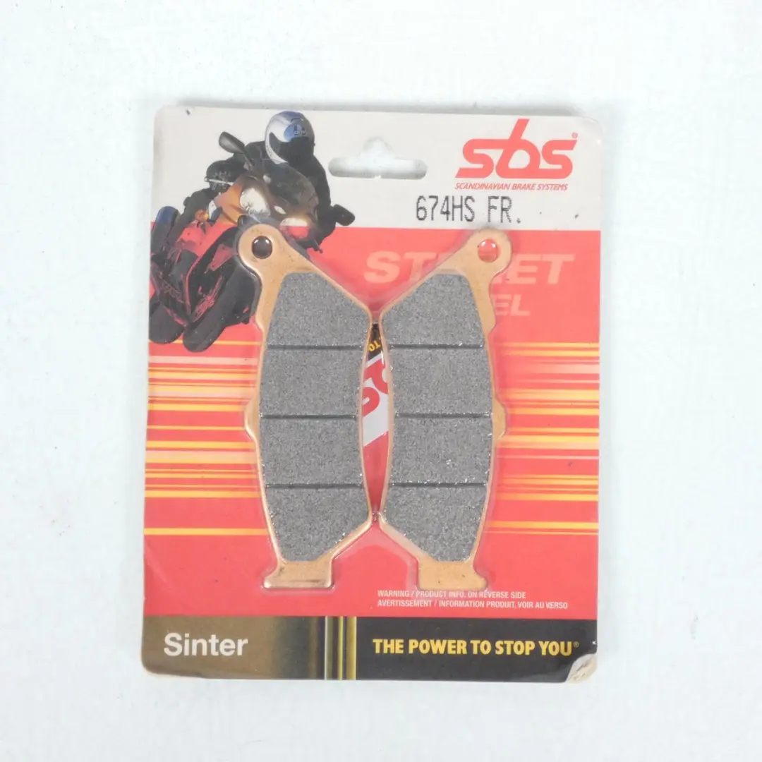 Plaquette de frein AV SBS pour Moto Honda 500 CB 1997 à 2005 674HS Neuf