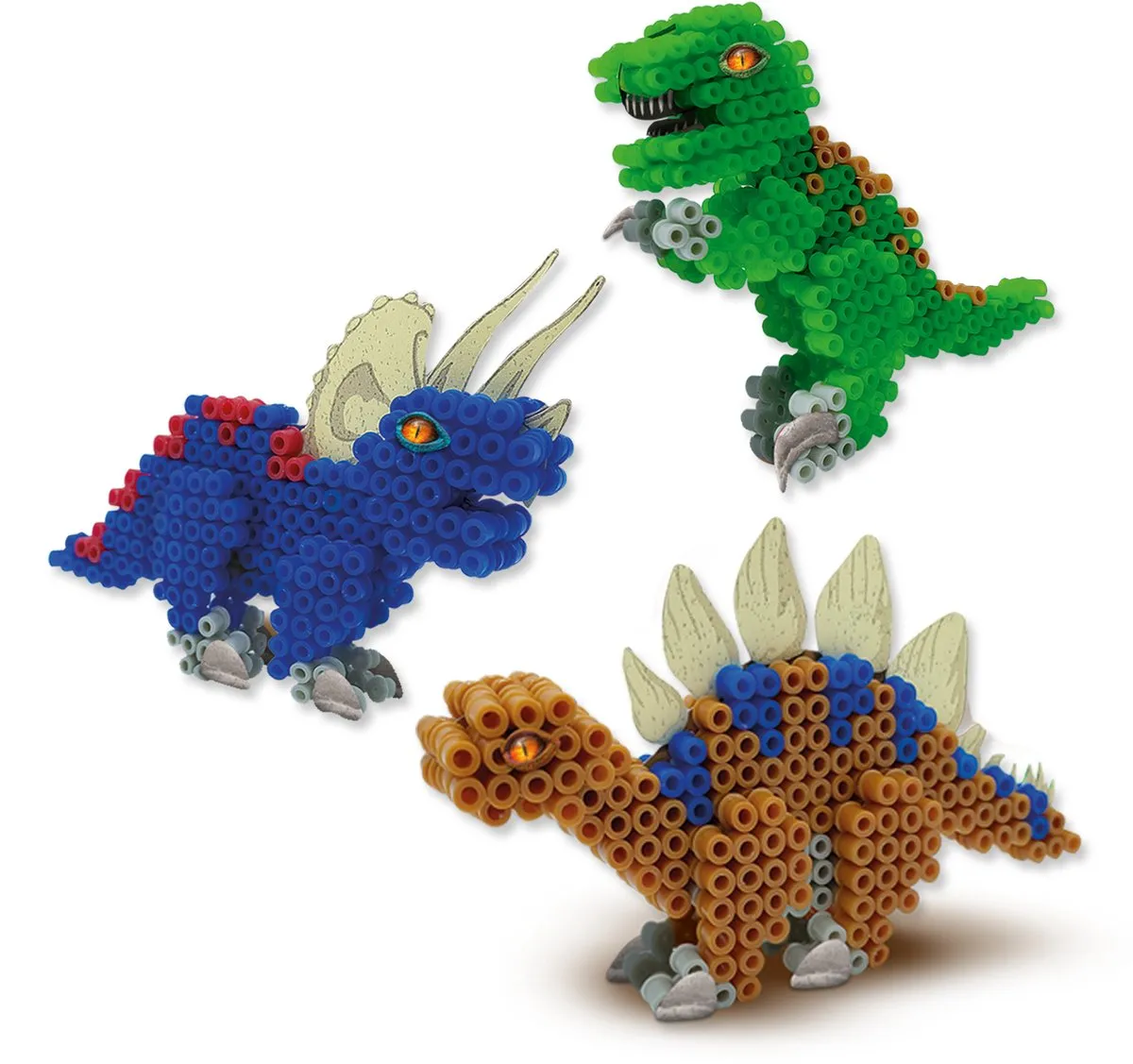 SES Creative Beedz Dinos Strijkkralen - 1800 Stuks - 6 Kleuren