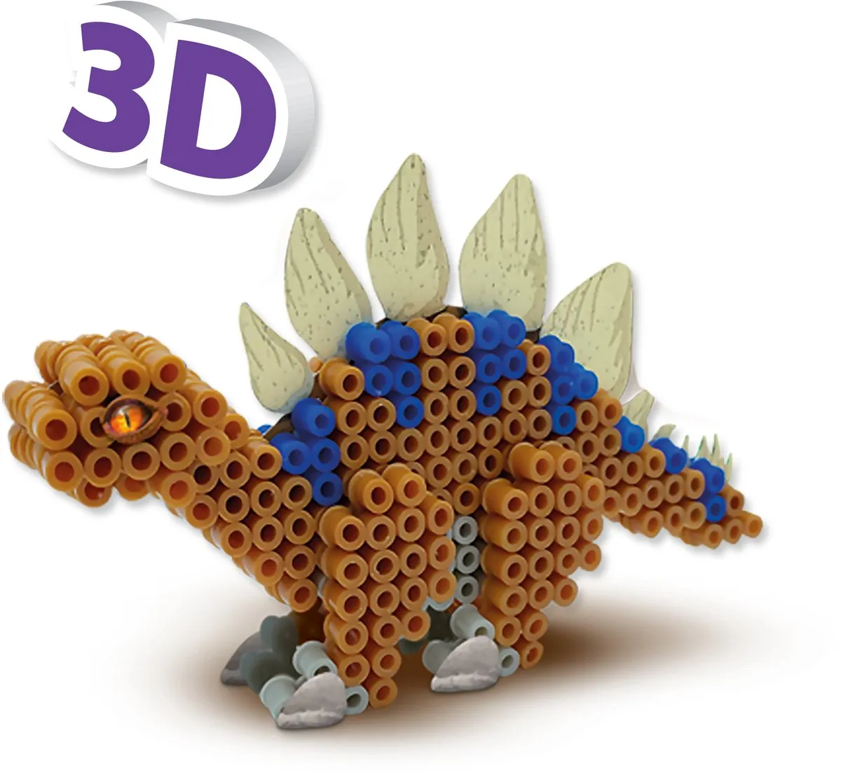 SES Creative Beedz Dinos Strijkkralen - 1800 Stuks - 6 Kleuren