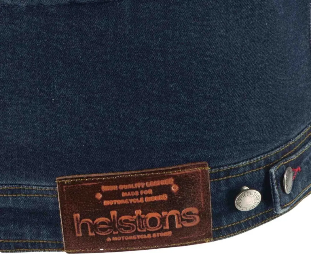 Helstons James Motorfietsjas - Bruin/Blauw L - afbeelding 6 van 6