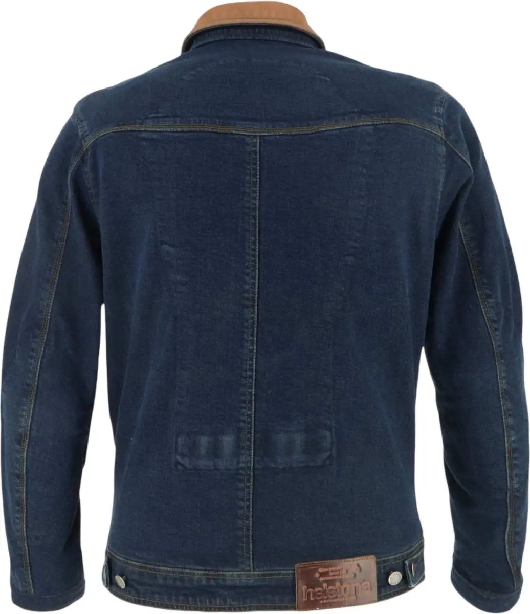 Helstons James Motorfietsjas - Bruin/Blauw L