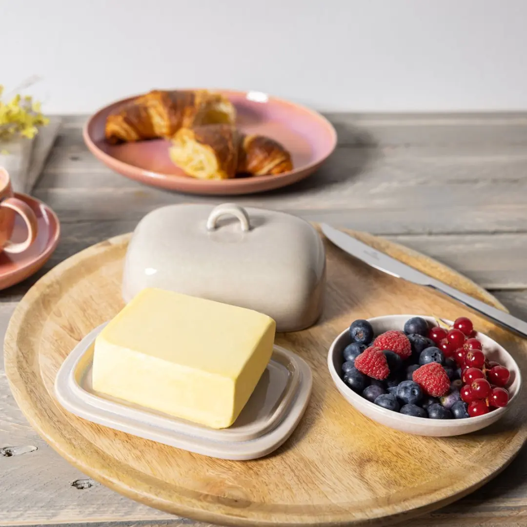 Like by Villeroy & Boch Butterdose Perlemor 15,5x12x8cm - Beige - afbeelding 4 van 4