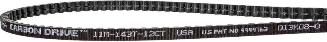Gates CDX belt Carbon Drive 143T zwart