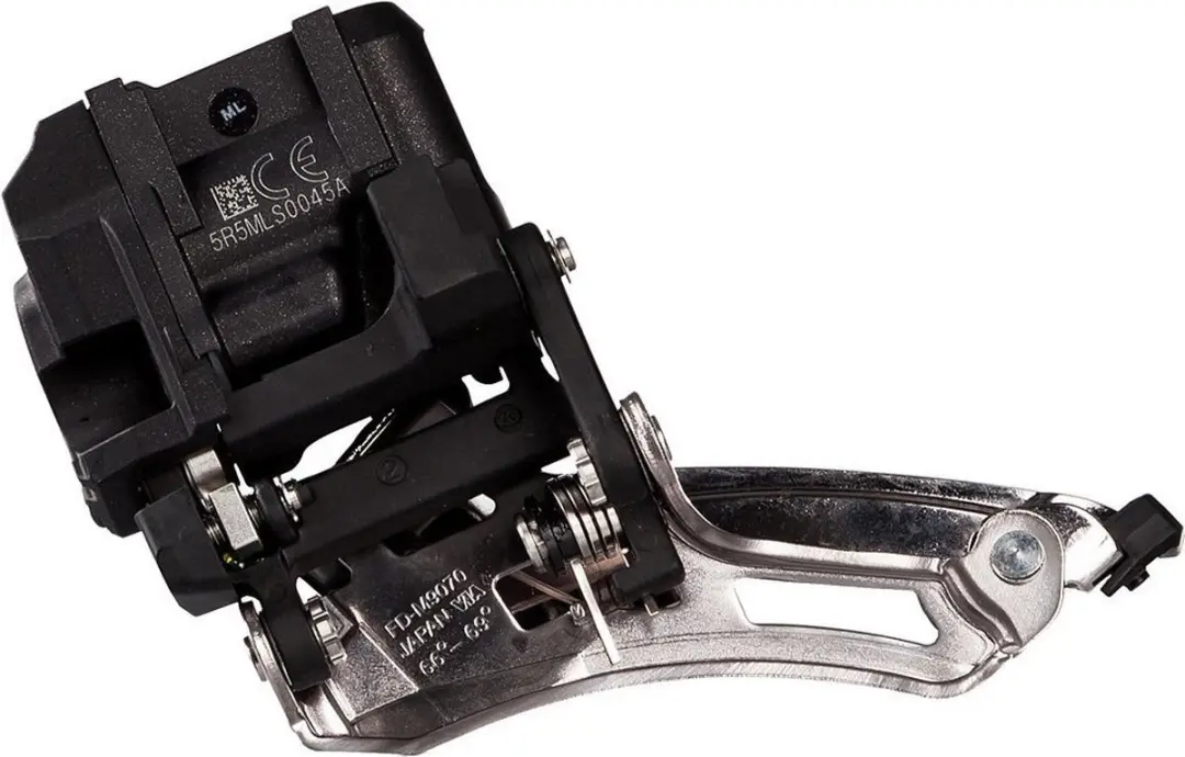 Shimano XTR Di2 FD-M9070 Voorderailleur 2x11s - Zwart/Zilver