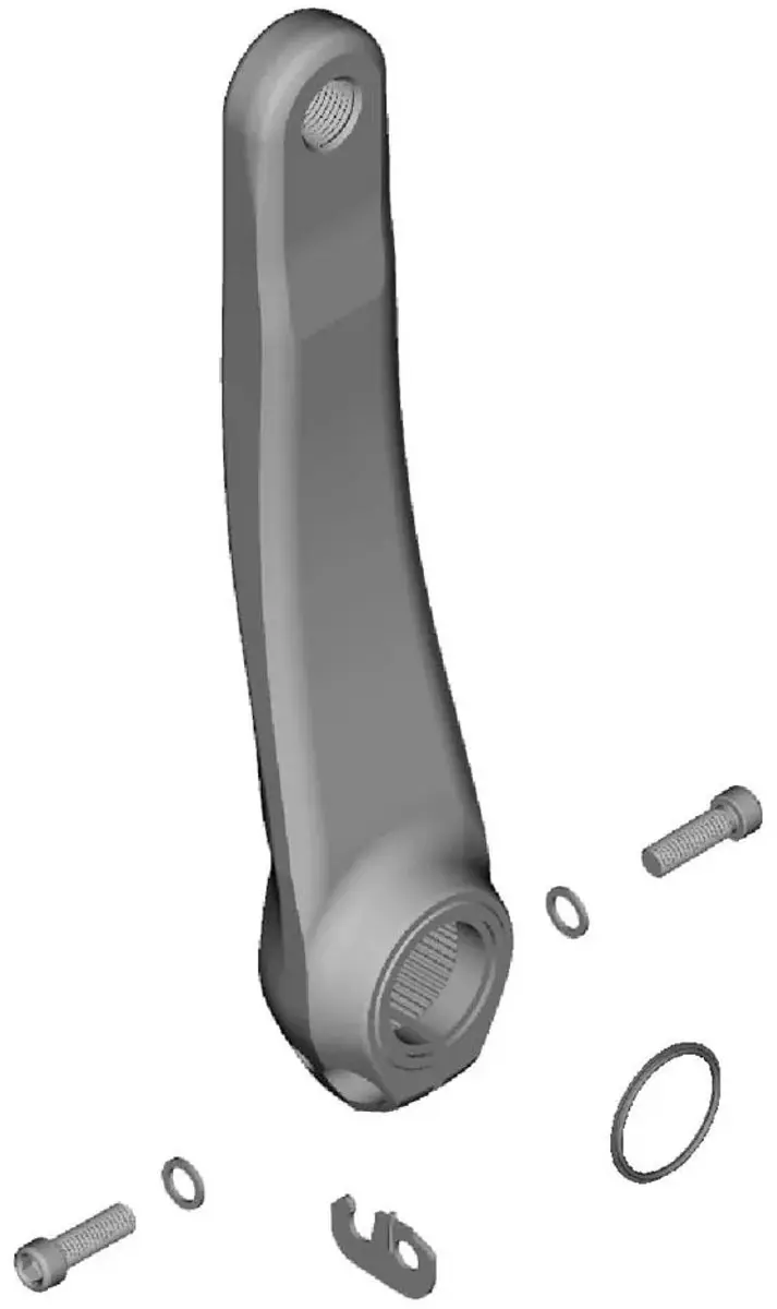 Shimano FC-M8000 Linkercrank 175mm - Zwart