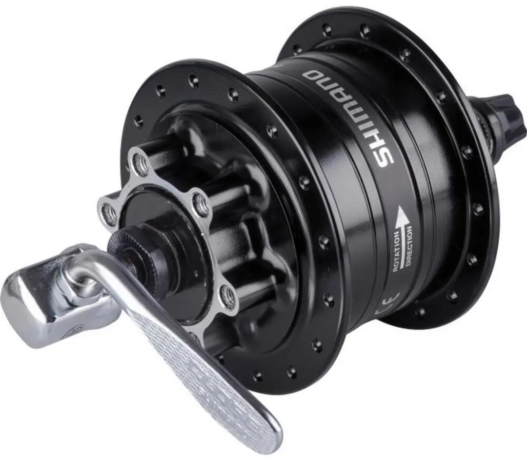 Shimano DH-3D32 Naafdynamo 36 Gaats - Zwart - afbeelding 3 van 4