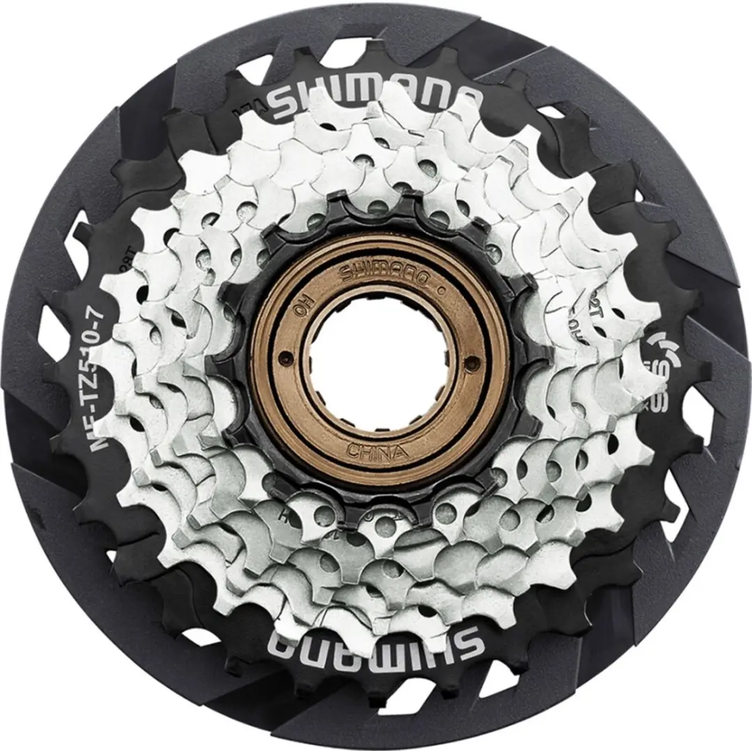 Shimano MF-TZ510 7-speed Screw-On Cassette - Zwart/Zilver - afbeelding 3 van 4