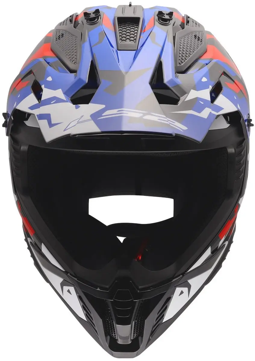 LS2 Fast II Grotesk Helm M - Meerkleurig