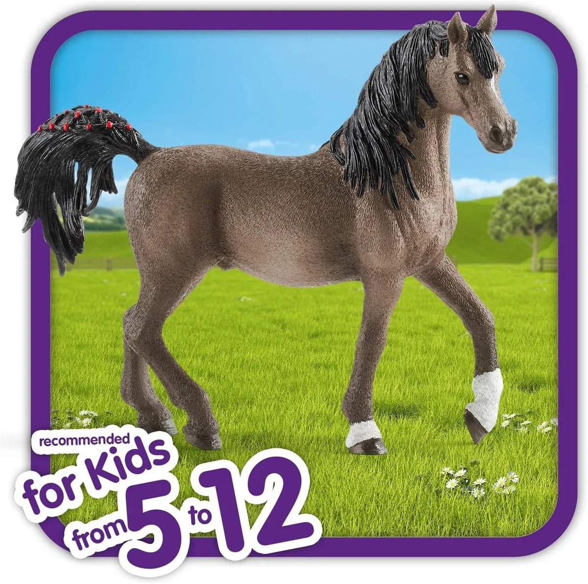 Schleich Horse Club Arabische Hengst Speelfiguur 13907 - Bruin