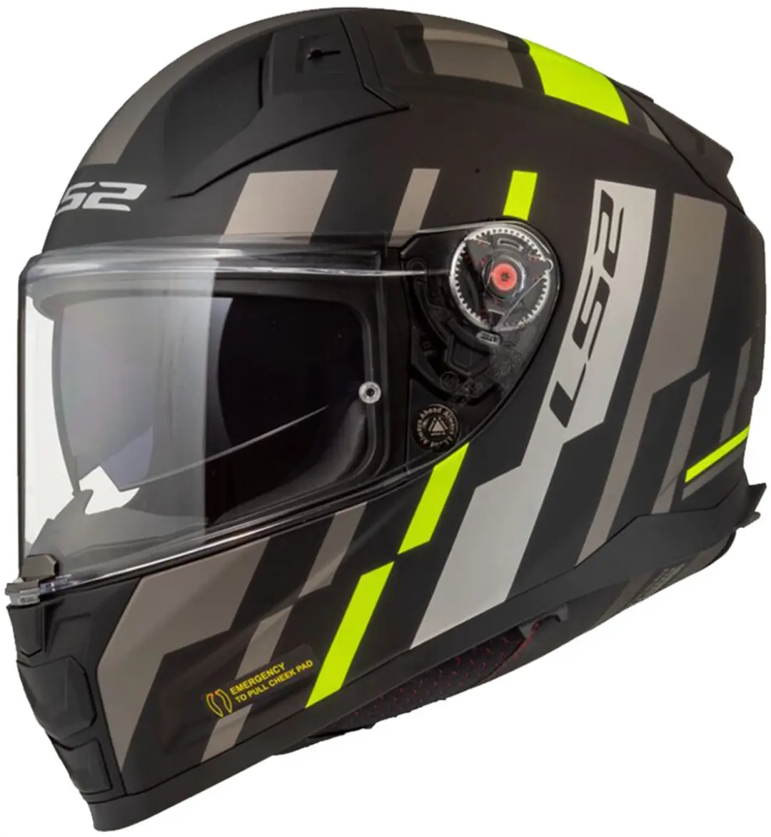 LS2 FF811 Vector II Tron M.Zwart H-V Geel-06 Integraalhelm