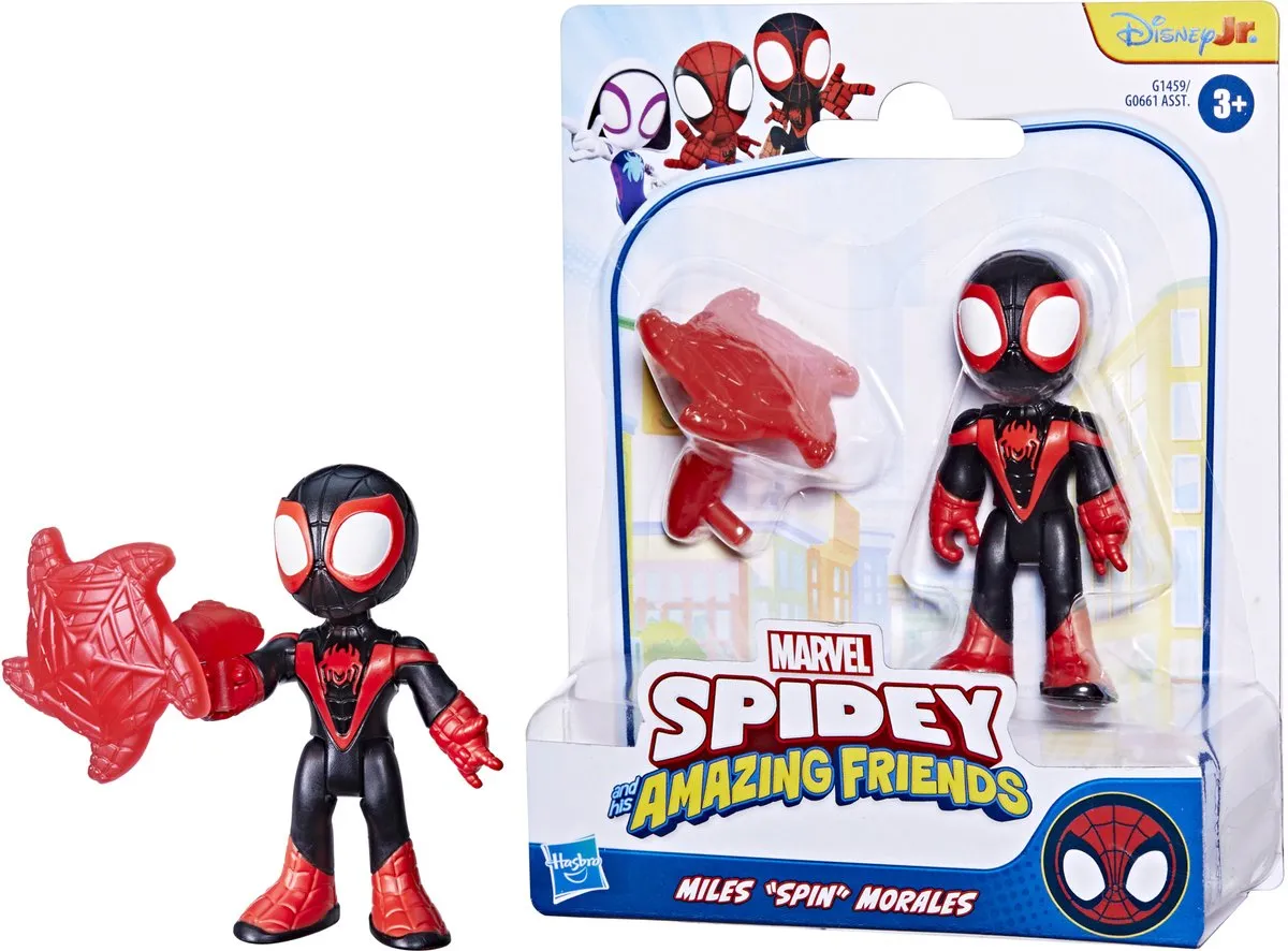 Hasbro Marvel Spidey and His Amazing Friends Miles 'Spin' Morales Speelfiguur