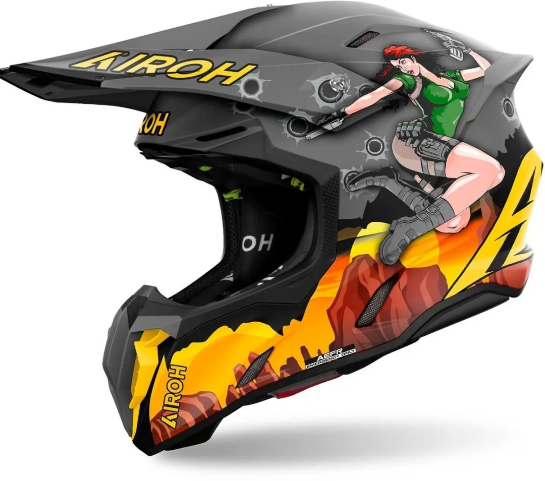 Airoh Twist 3 Adventure Mat Crosshelm