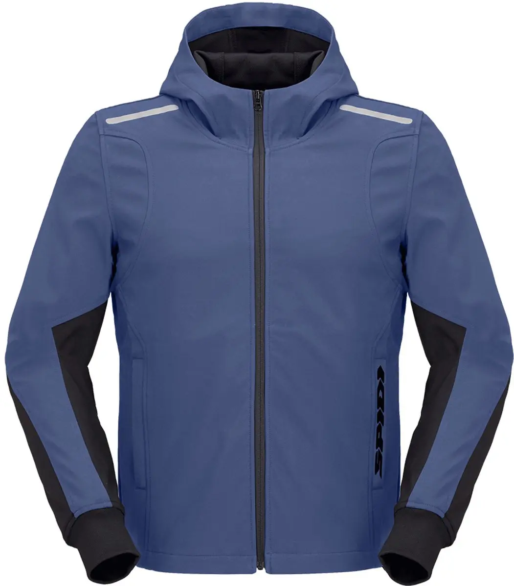 Spidi Armor Hoodie Licht Sky Blauw Zwart