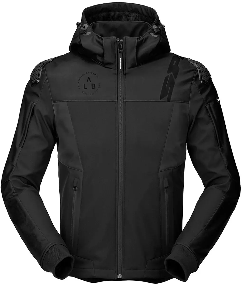 Spidi Hoodie Warrior Zwart