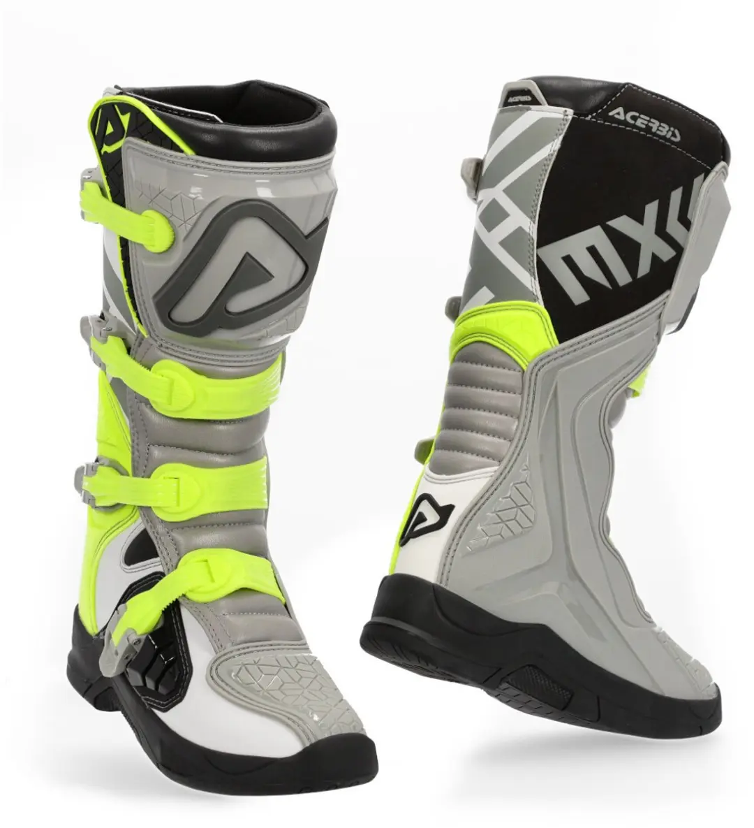 Acerbis X-Team Grijs Gele Crosslaarzen