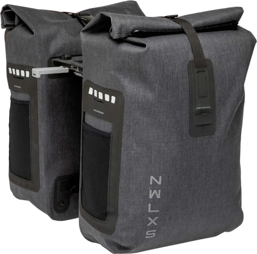 New Looxs Varo Double Dubbele Fietstas 40L - Zwart