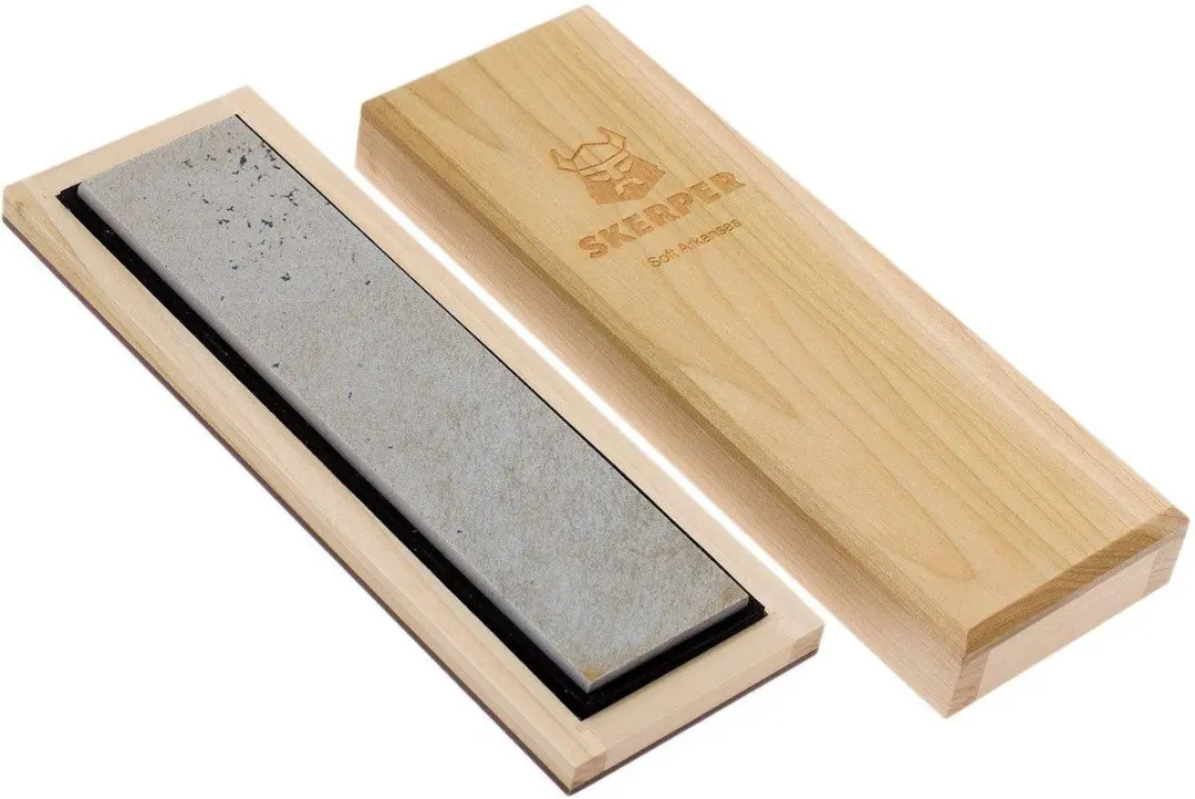 Skerper Soft Arkansas Natuurslijpsteen NABE01 Slijpen Keukenmessen Outdoormessen