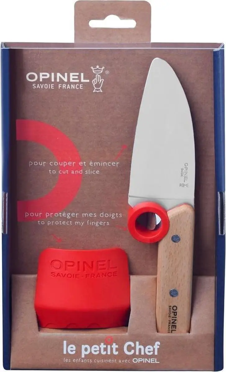 Opinel Le Petit Chef Kinderkeukenset - Rood oud
