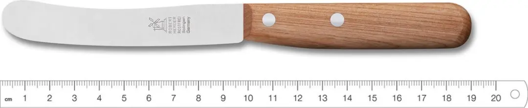 Robert Herder Ontbijtmes Buckels 100mm Kersenhout - afbeelding 2 van 6