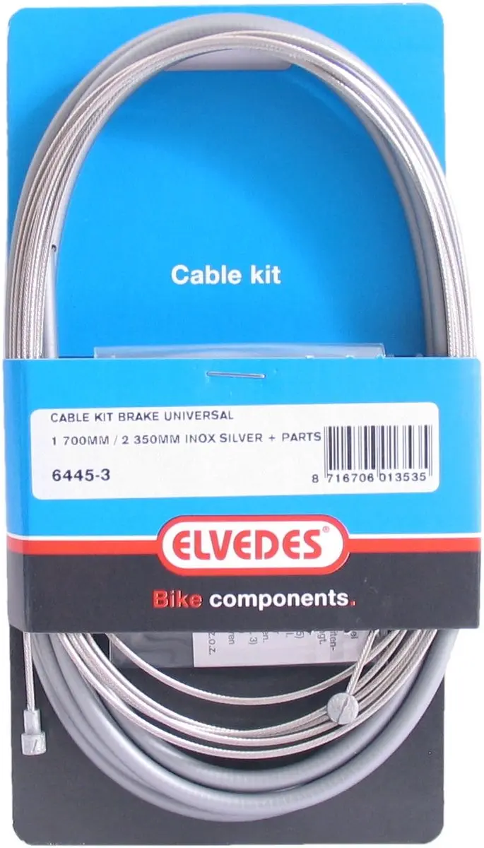 Universele remkabelkit Elvedes 1700mm / 2350mm verzinkt