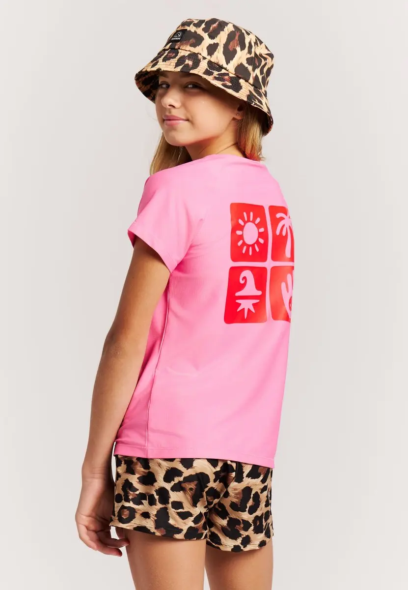 Protest PRTSherrys JR UV Shirt Meisjes - 176 - Cheeky Pink