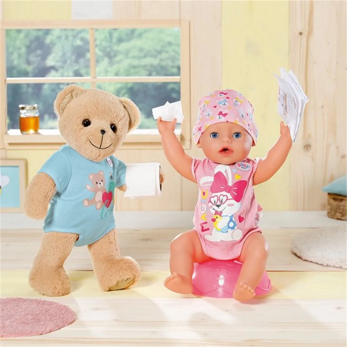 Baby Born Beer Knuffel - Blauw