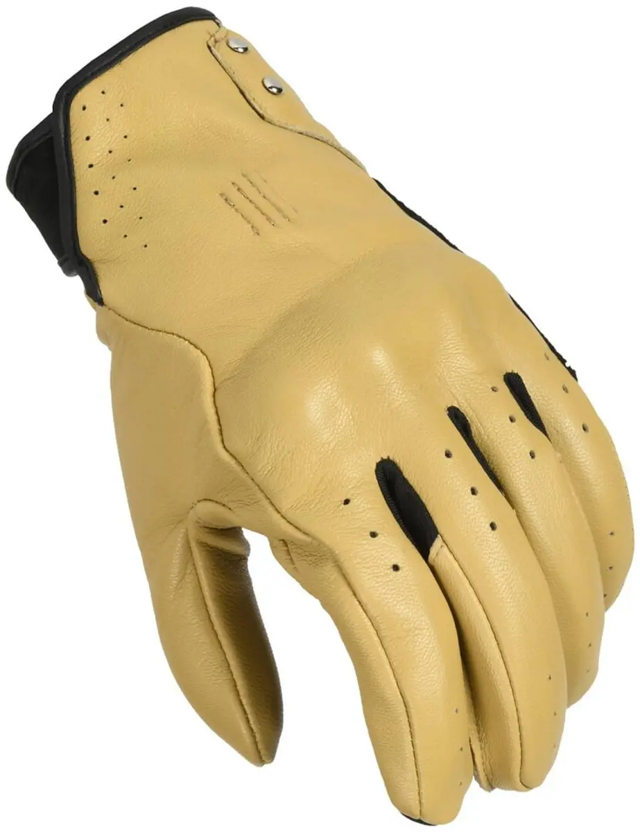 Macna Rouge geperforeerde Dames Motorfiets Handschoenen -