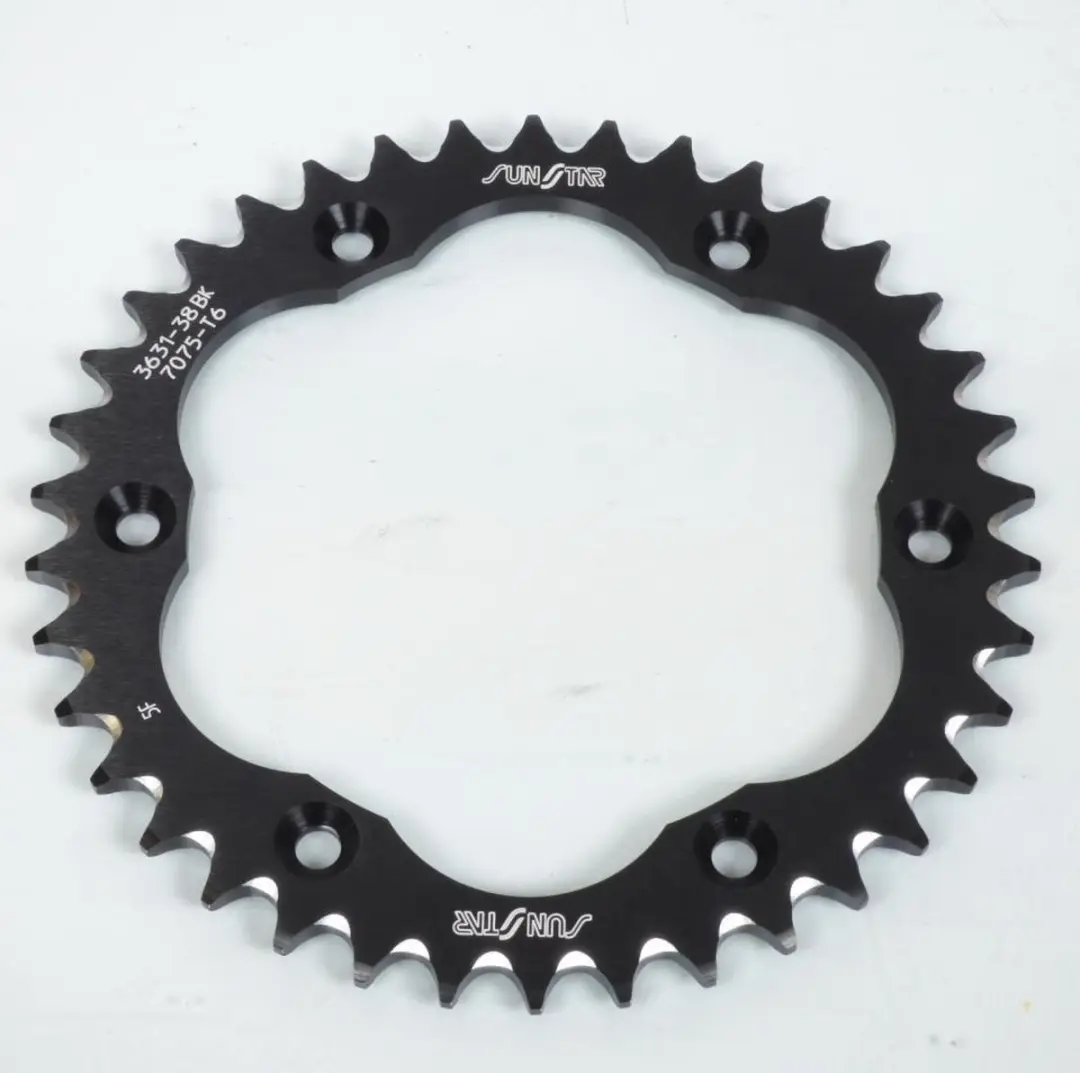 Couronne de transmission Sunstar pour Moto Husqvarna 449 TC 2011 à 2012 38 dent