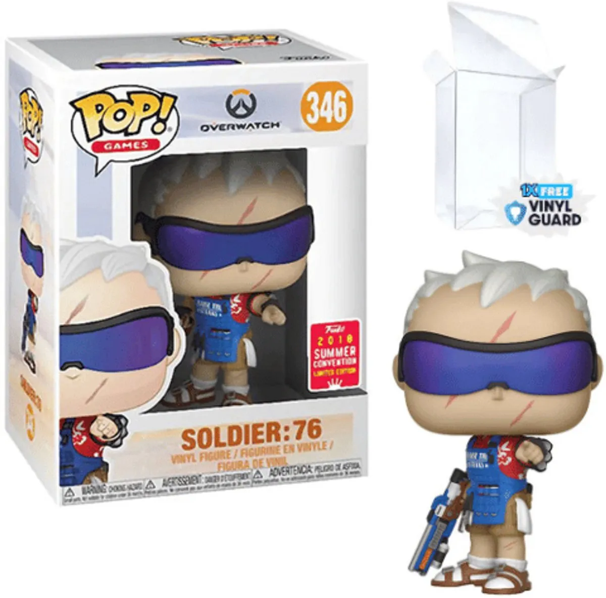 Funko Pop! Games Overwatch Soldier 76 - Multicolours - afbeelding 5 van 5
