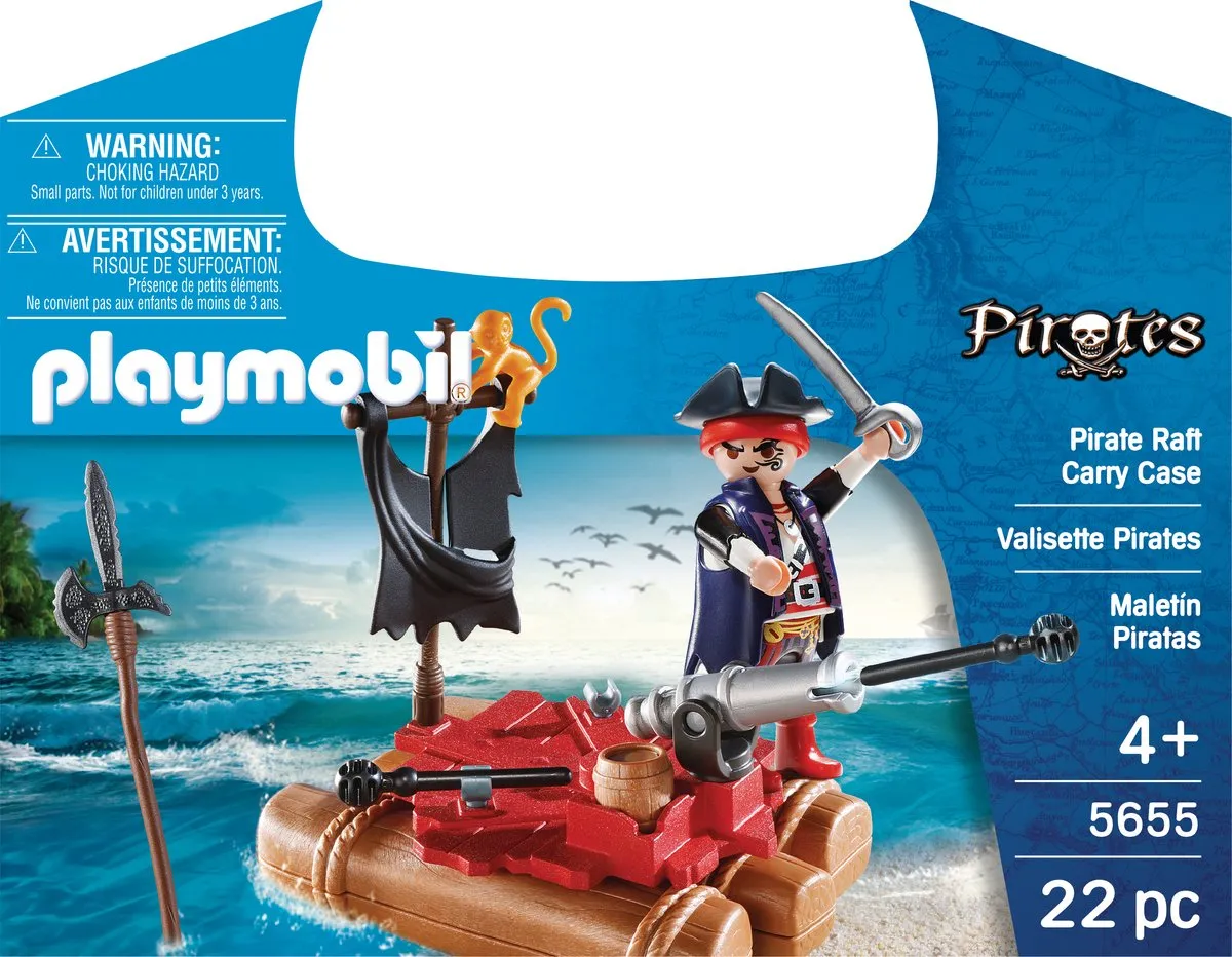 Playmobil Pirates Pirate Raft Carry Case - 5655 Multicolor