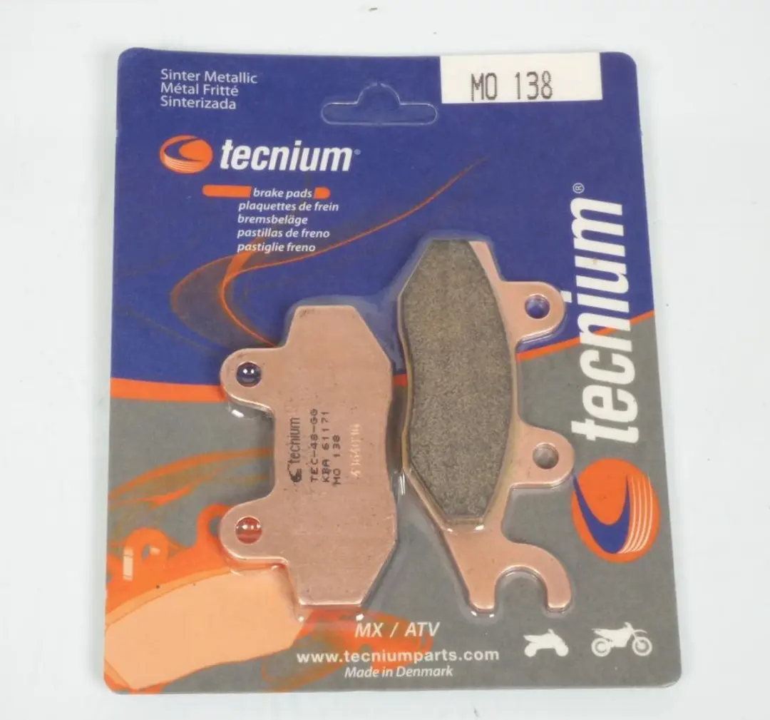 Plaquette de frein Tecnium pour Moto Daelim 250 Vjf Roadsport Fi 2010 à 2014 AR