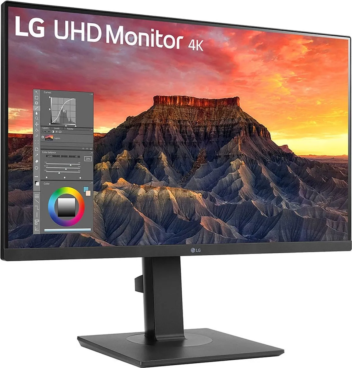LG 27BQ65UB computer monitor 68,6 cm (27") 3840 x 2160 Pixels 4K Ultra HD LED Zwart
