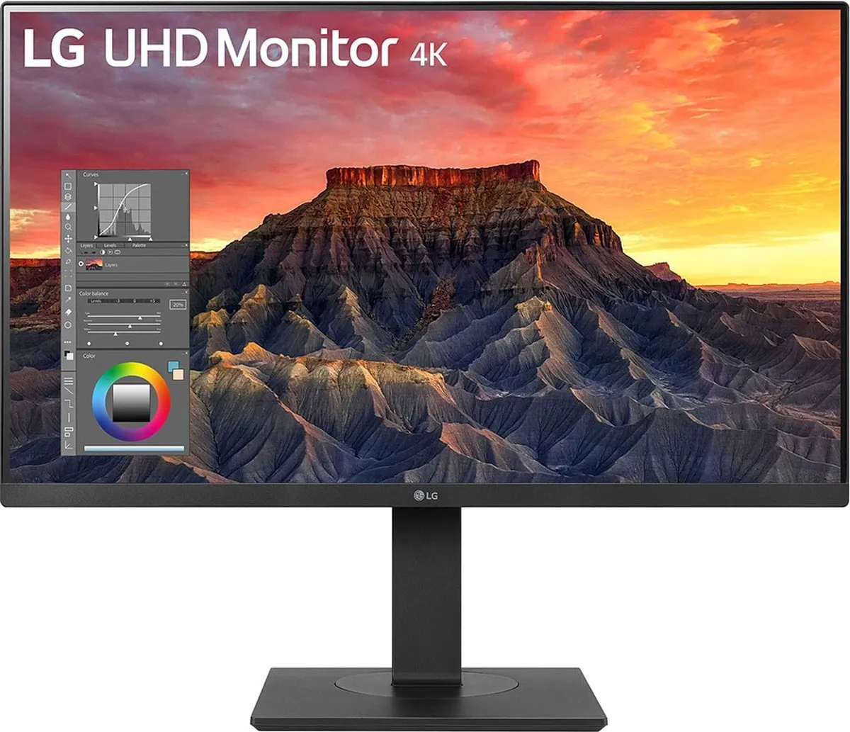 LG 27BQ65UB computer monitor 68,6 cm (27") 3840 x 2160 Pixels 4K Ultra HD LED Zwart