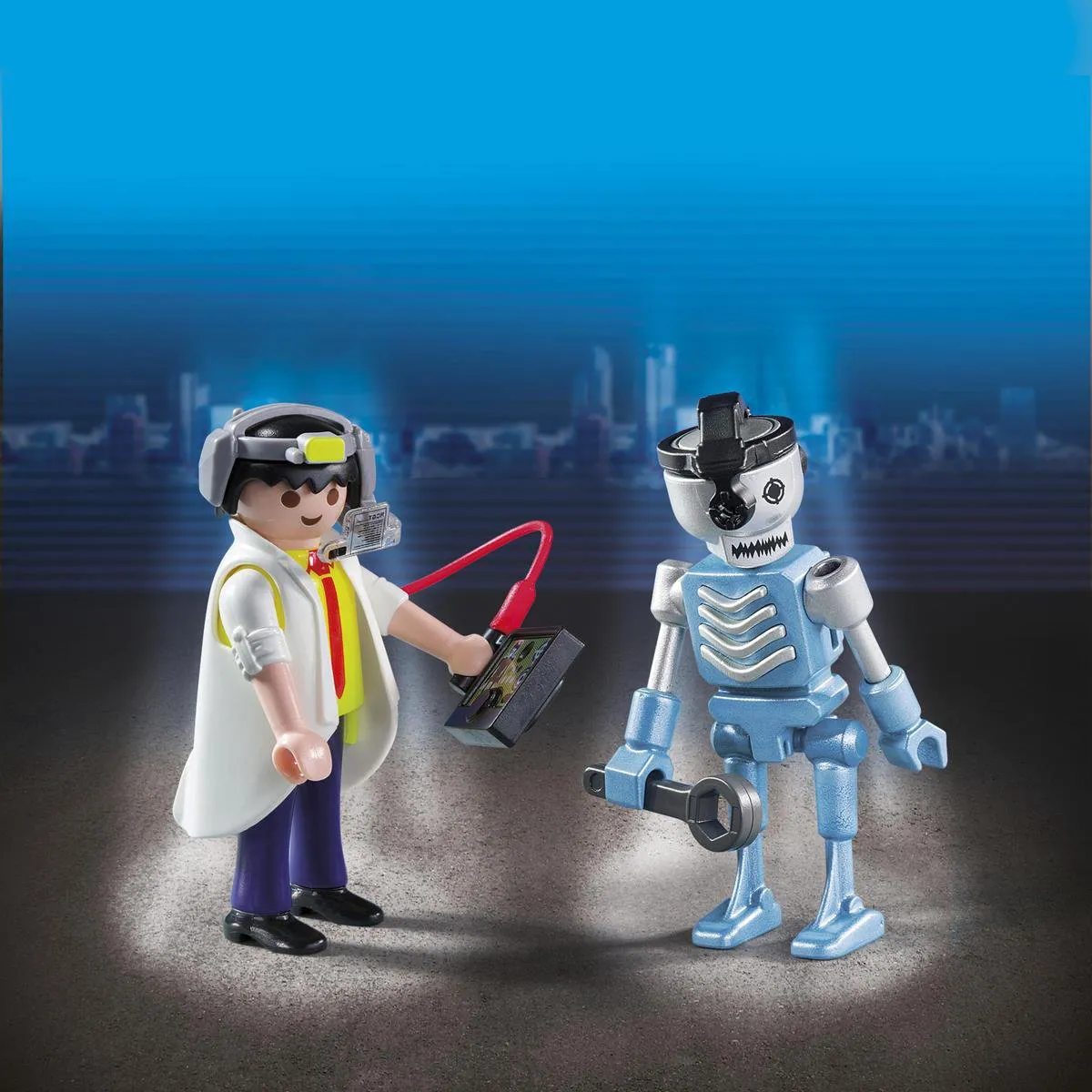Playmobil Duopack Uitvinder & Robot 6844 - Multicolor