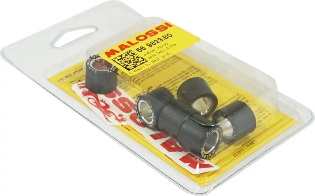 malossi variatorrol voor piaggio scooter 50 zip 2t 1994 tot 1999 16x13 2.7grs /