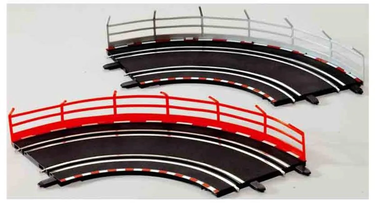 Carrera Go!!! Vangrails CAR20061651 - 10 Stuks - Rood
