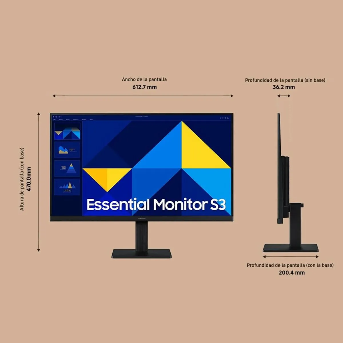 Samsung LS27D304GAUXEN Gaming Monitor 27" - Full HD